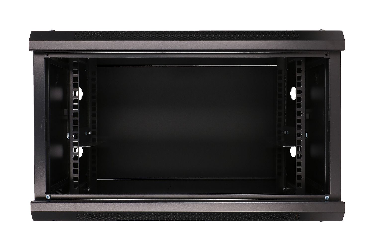 Extralink 6U 600x450 musta seinäkiinnitettävä telinekaappi 3