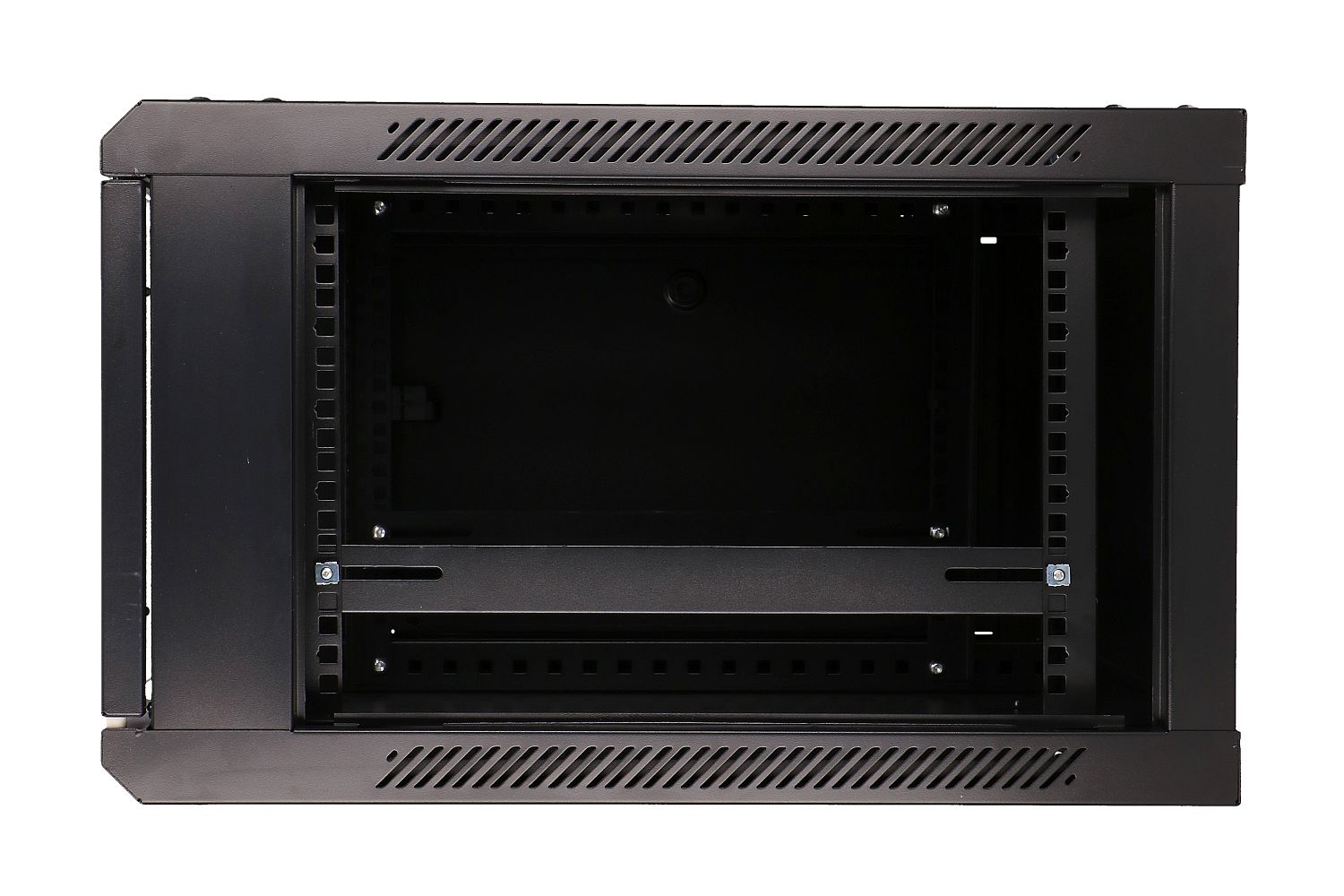 Extralink 6U 600x600 Black, seinäkiinnitteinen rack-kaappi 6