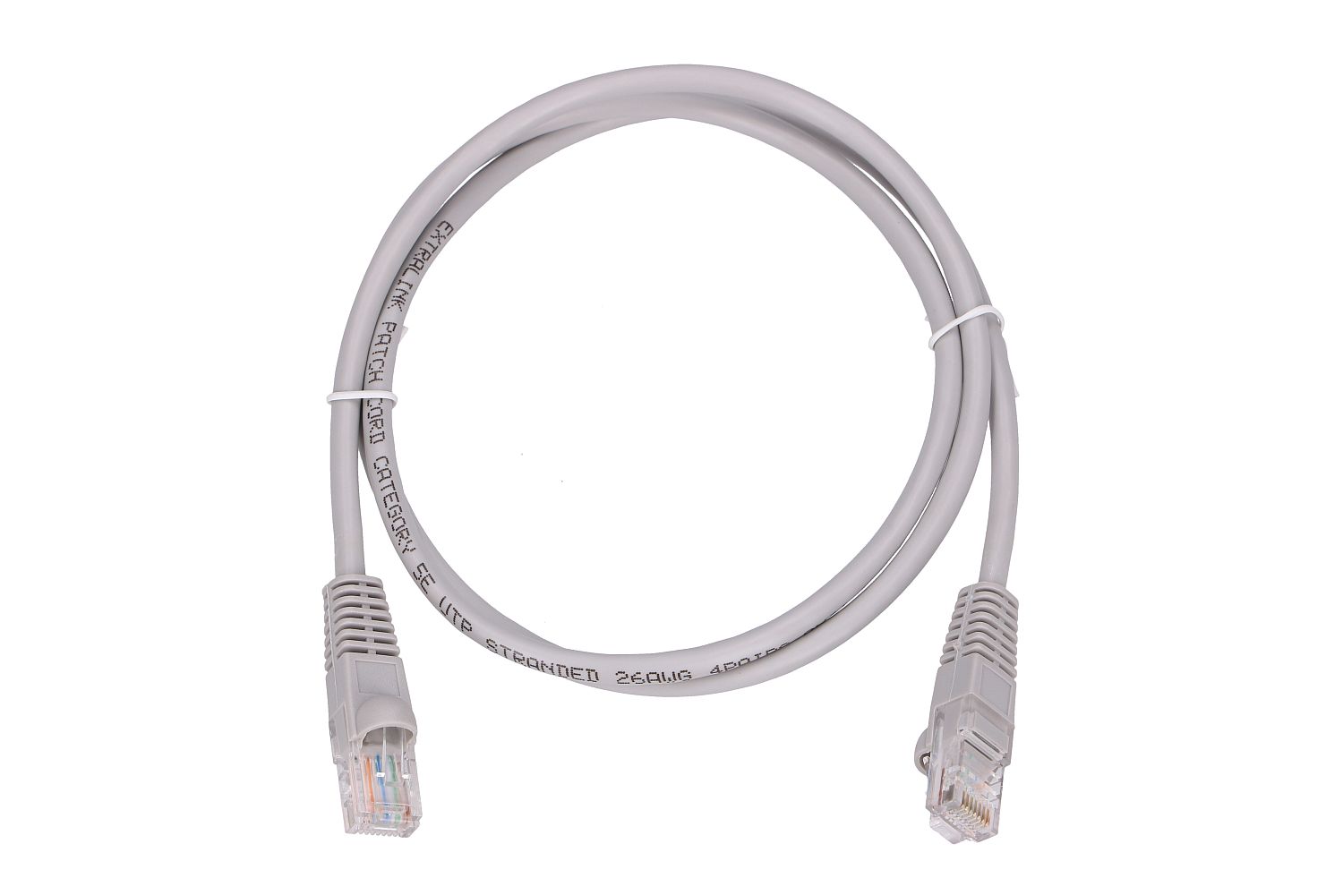 Extralink Cat.5e UTP 1m, LAN patch cord, copper twisted pair network cable 2