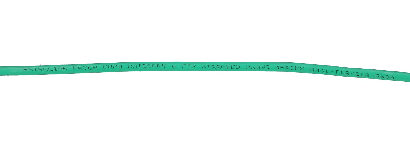 Extralink Cat.6 FTP 0.5m, Patchcord LAN, Copper twisted pair network cable 1Gbit/s 5