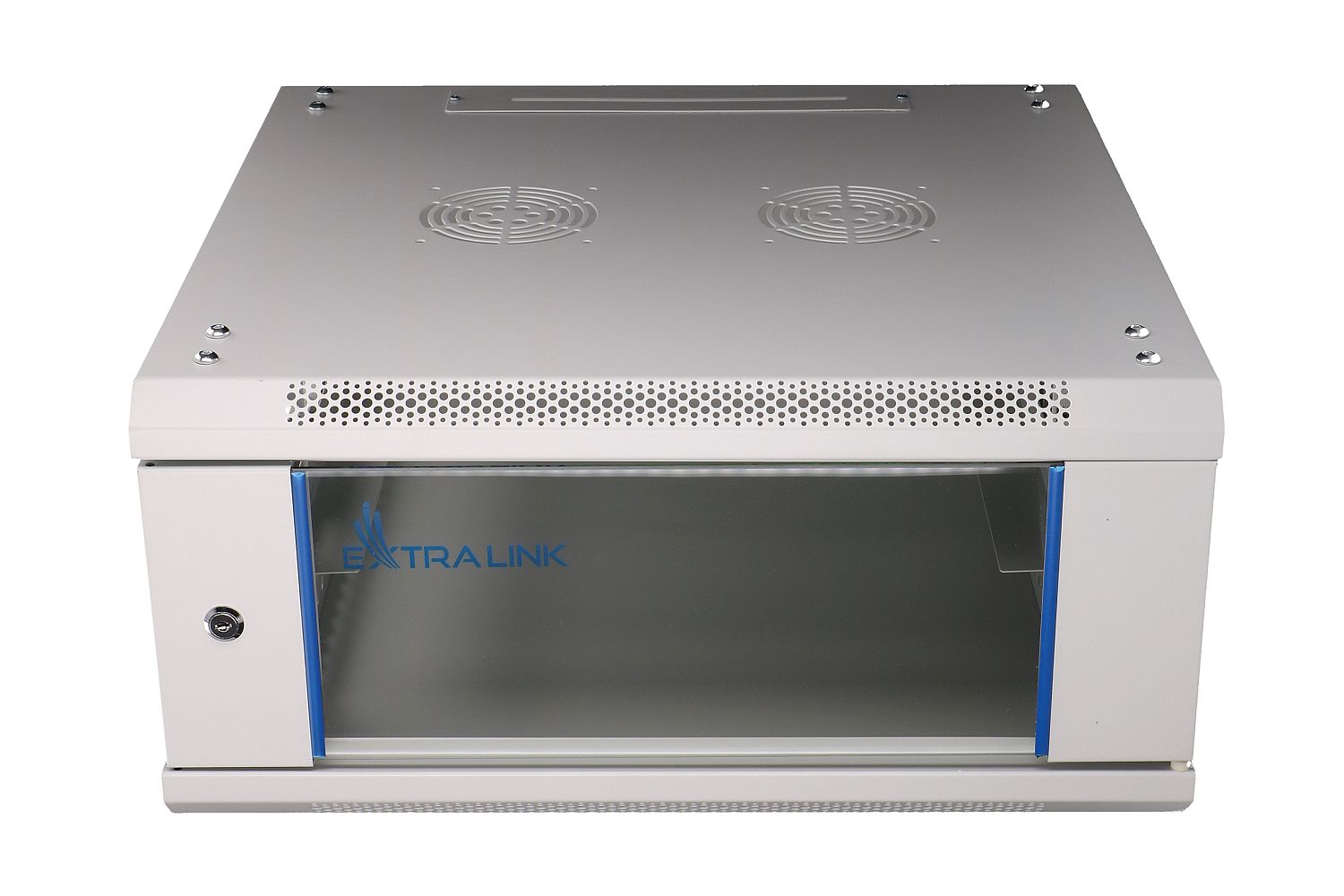 Extralink 4U 600x600 harmaa, seinäkaappi rack, seinäasennettava 2