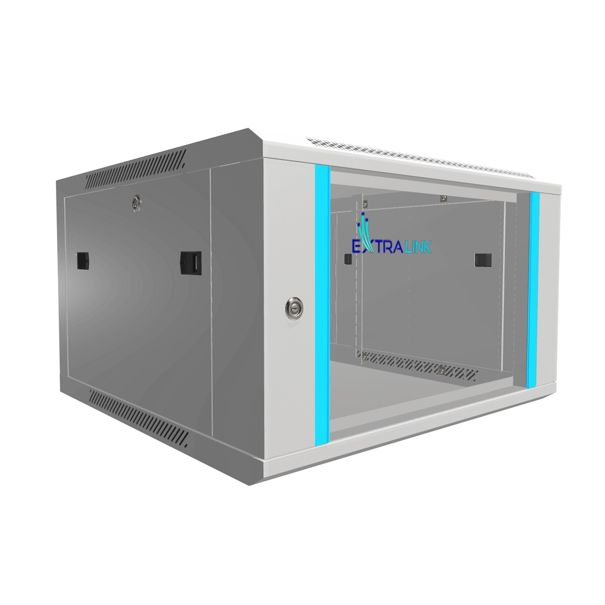 (kuva varten) Extralink 6U 600x600 harmaa, telinekaappi, seinäkiinnitteinen