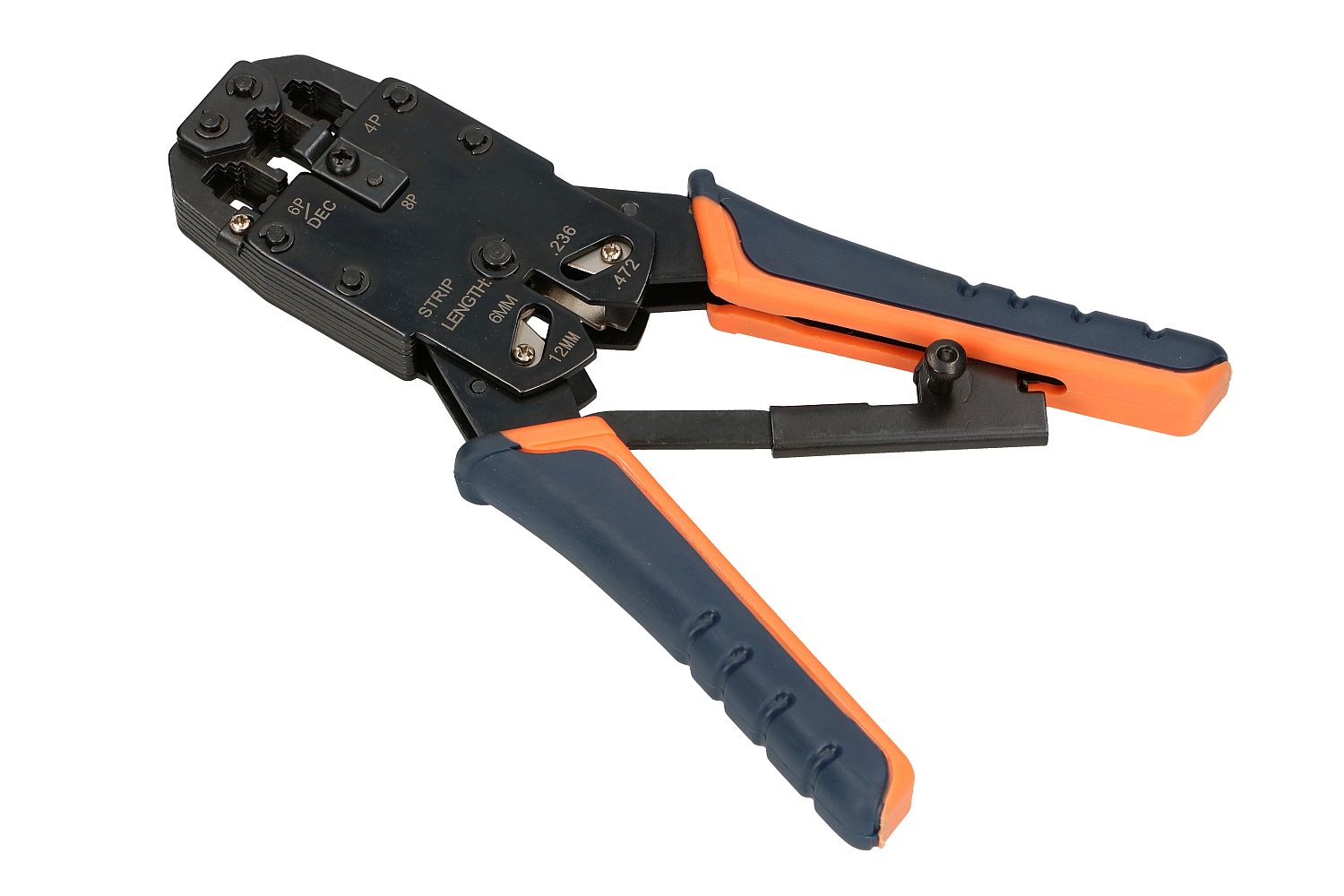 RJ45 Crimping Tool Extralink 4P+6P+8P with Lock (image for) RJ45 Crimping Tool Extralink 4P+6P+8P with Lock