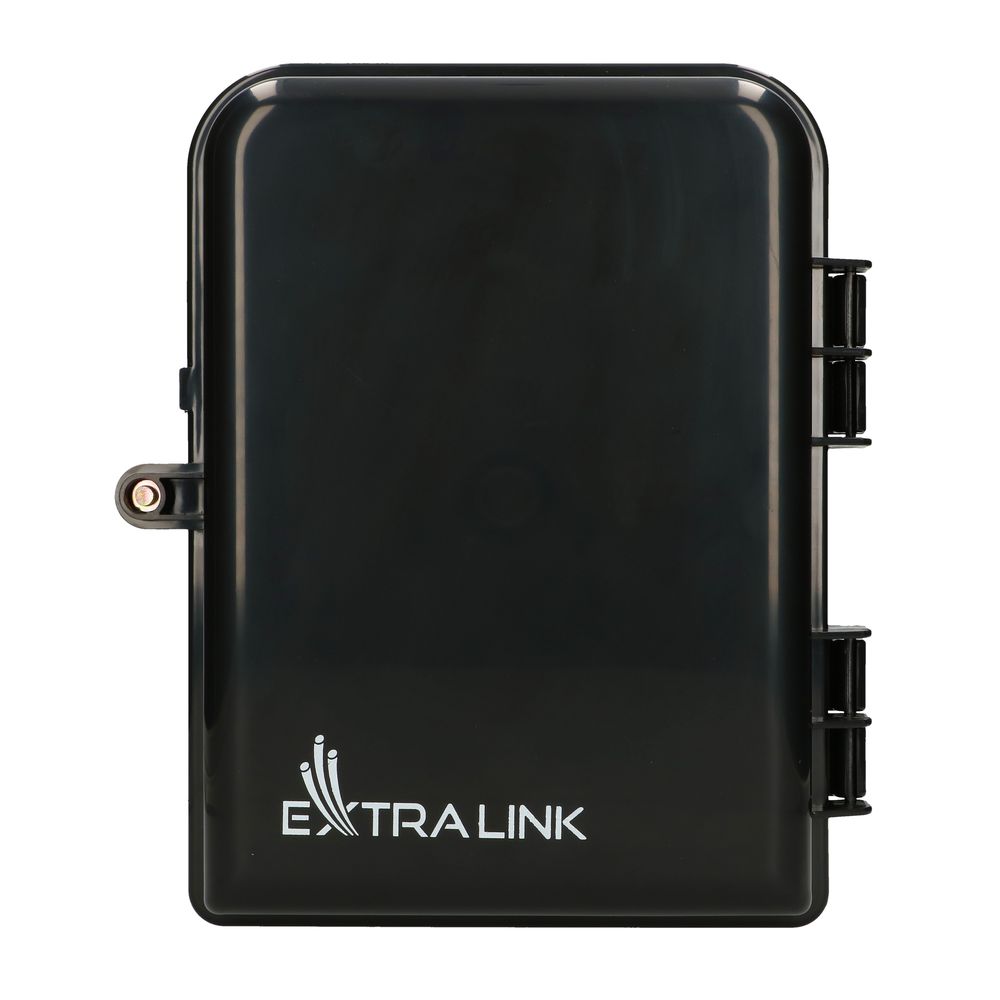 Extralink Eliza V2 optinen kaapelinsulkija, 16 jatkosta, musta, välijatkokotelo (kuva varten) Extralink Eliza V2 optinen kaapelinsulkija, 16 jatkosta, musta, välijatkokotelo