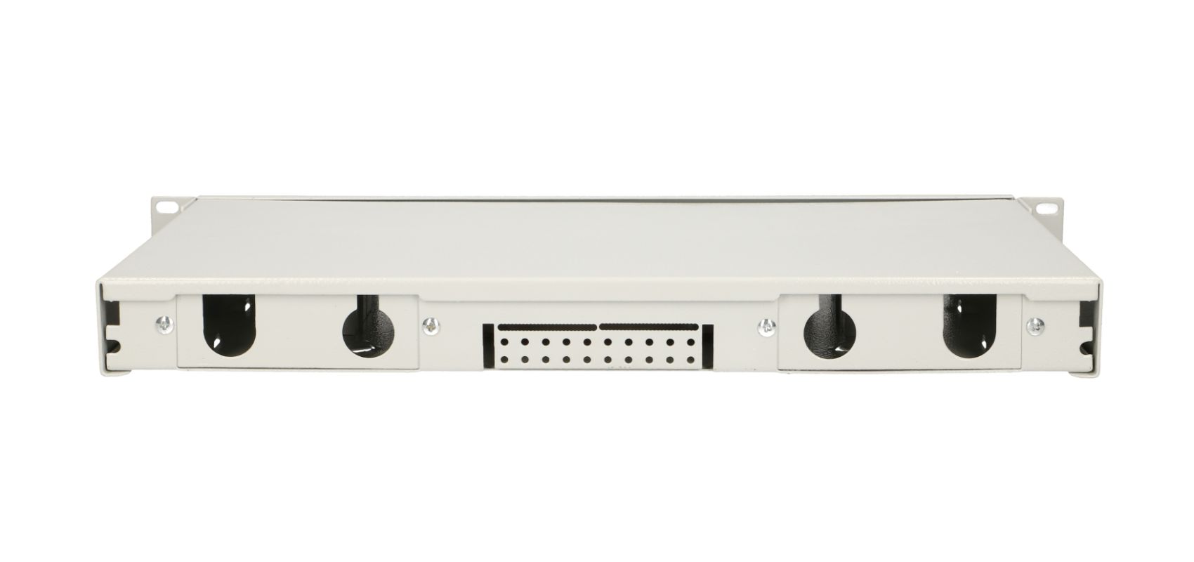 EXTRALINK 48 ytimen (24 SC Duplex) valokuitu-patchpaneeli, harmaa, Duplex-reiät 2
