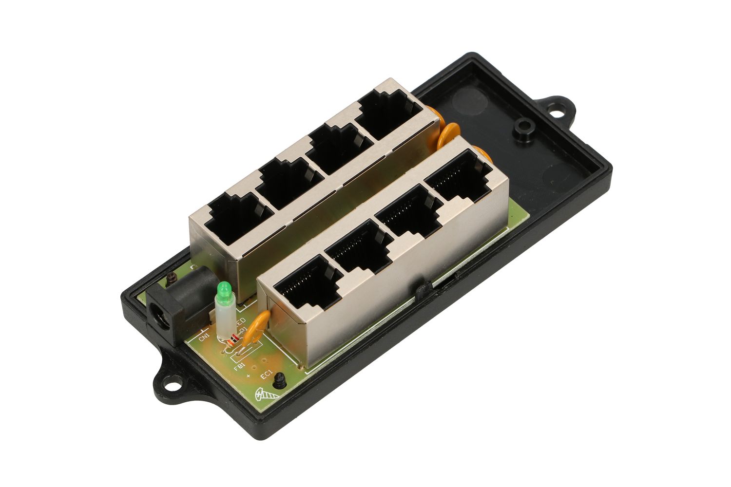 Extralink 4-porttinen PoE-injektori, 4x 100Mb/s RJ45 5
