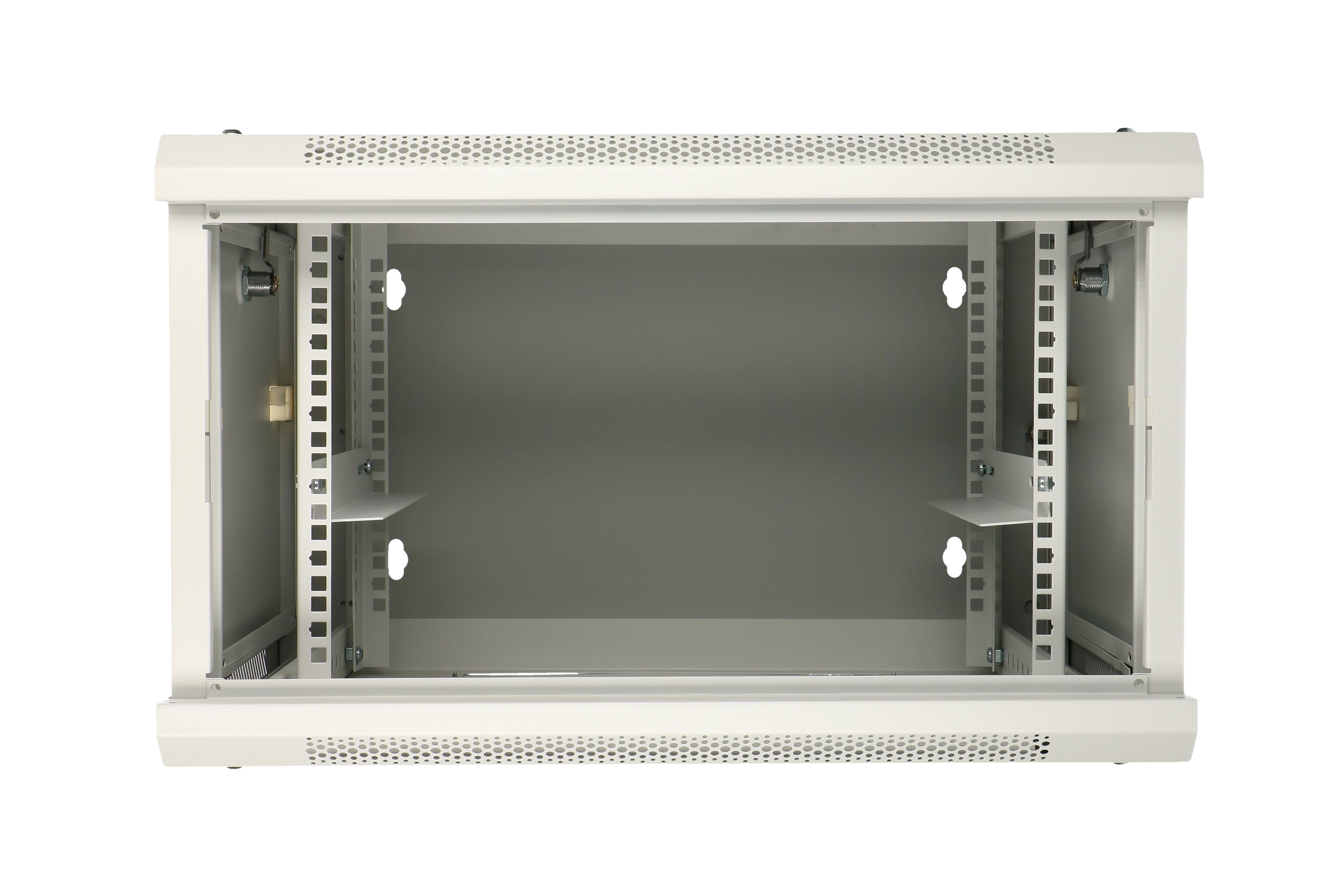 Extralink 6U 600x600 AZH Grey, rack-kaappi, seinäkaappi, kaksiosainen 3