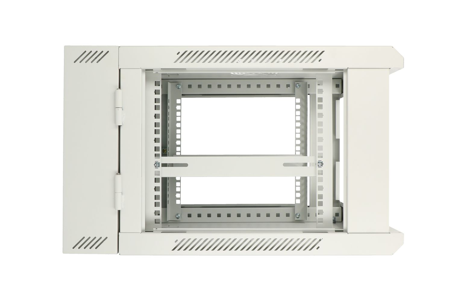 Extralink 6U 600x600 AZH Grey, rack-kaappi, seinäkaappi, kaksiosainen 5