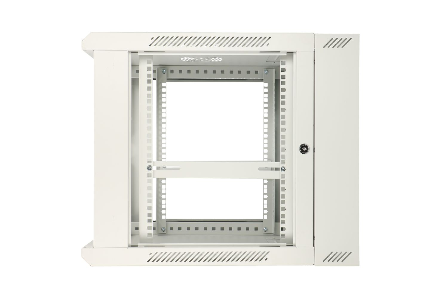 Extralink 9U 600x600 AZH harmaa, telinekaappi, seinäkiinnitteinen, kaksiosainen 6