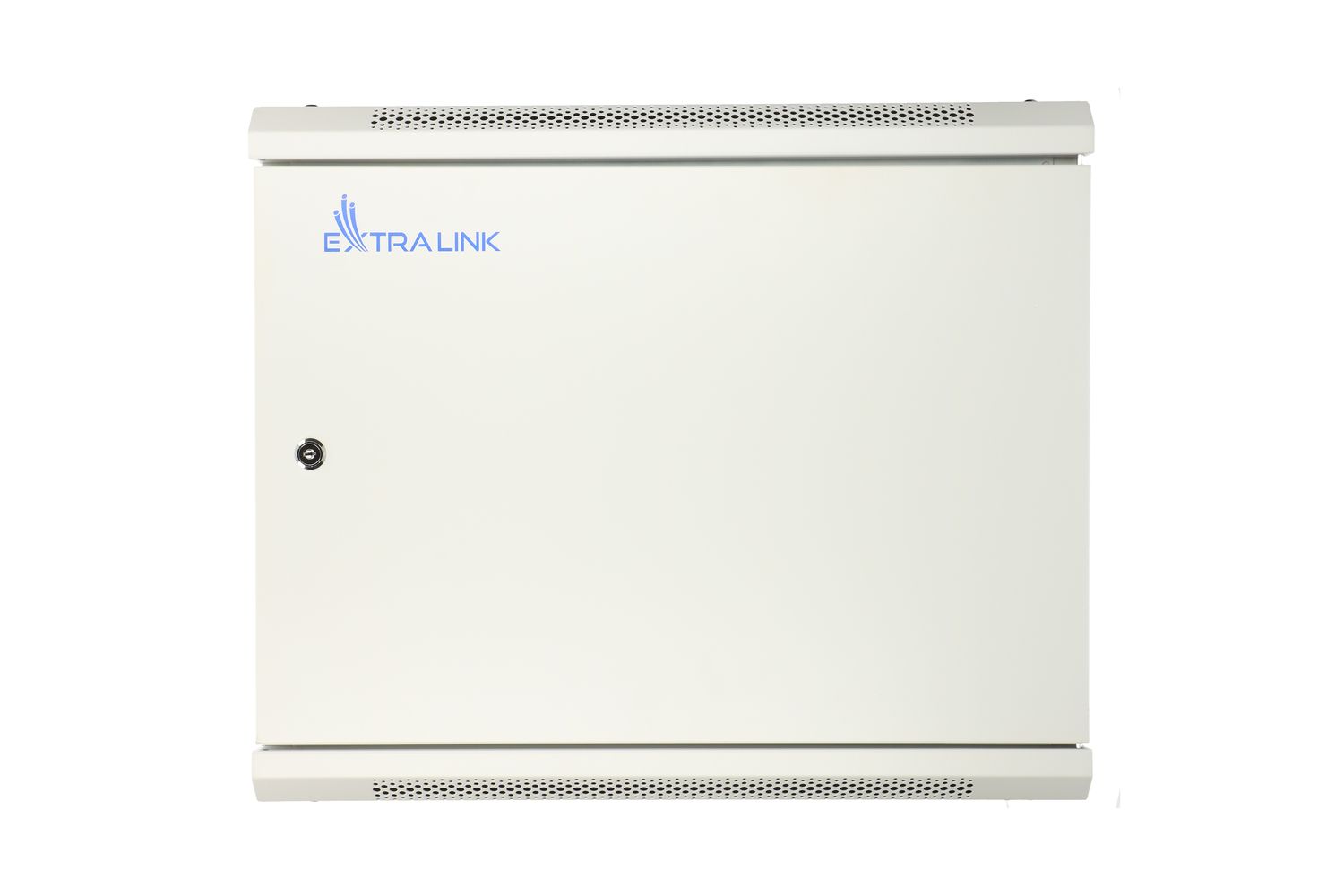 Extralink 12U 600x600 ASP Grey, seinäkiinnitteinen telinekaappi, massiiviset metalliovet 3