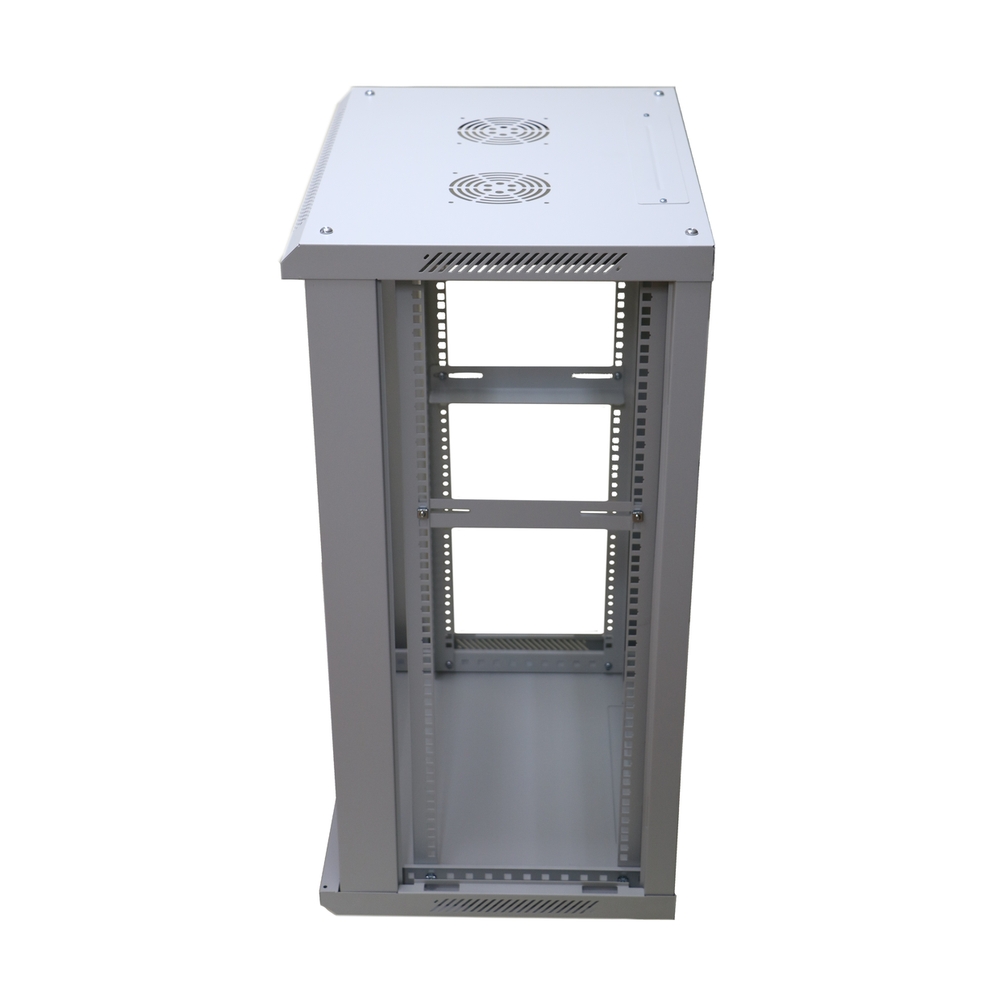 Extralink 15U 600x600 harmaa telinekaappi, seinäasennettava 4