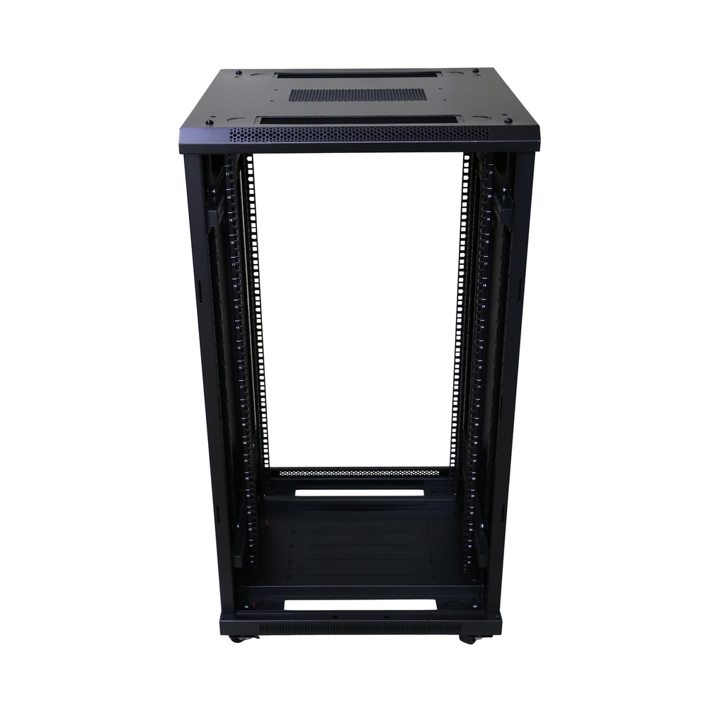 Extralink 22U 600x800 musta, telinekaappi, lattia-asennus 7