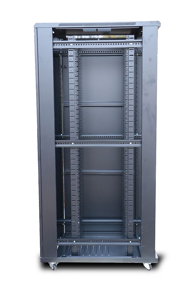 Extralink 42U 800x800 musta, telinekaappi, lattialle asennettava 3