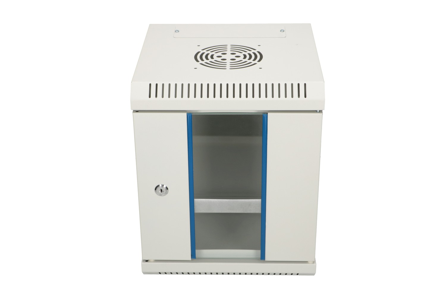 Extralink 6U 10" harmaa, seinäkiinnitettävä rack-kaappi 7
