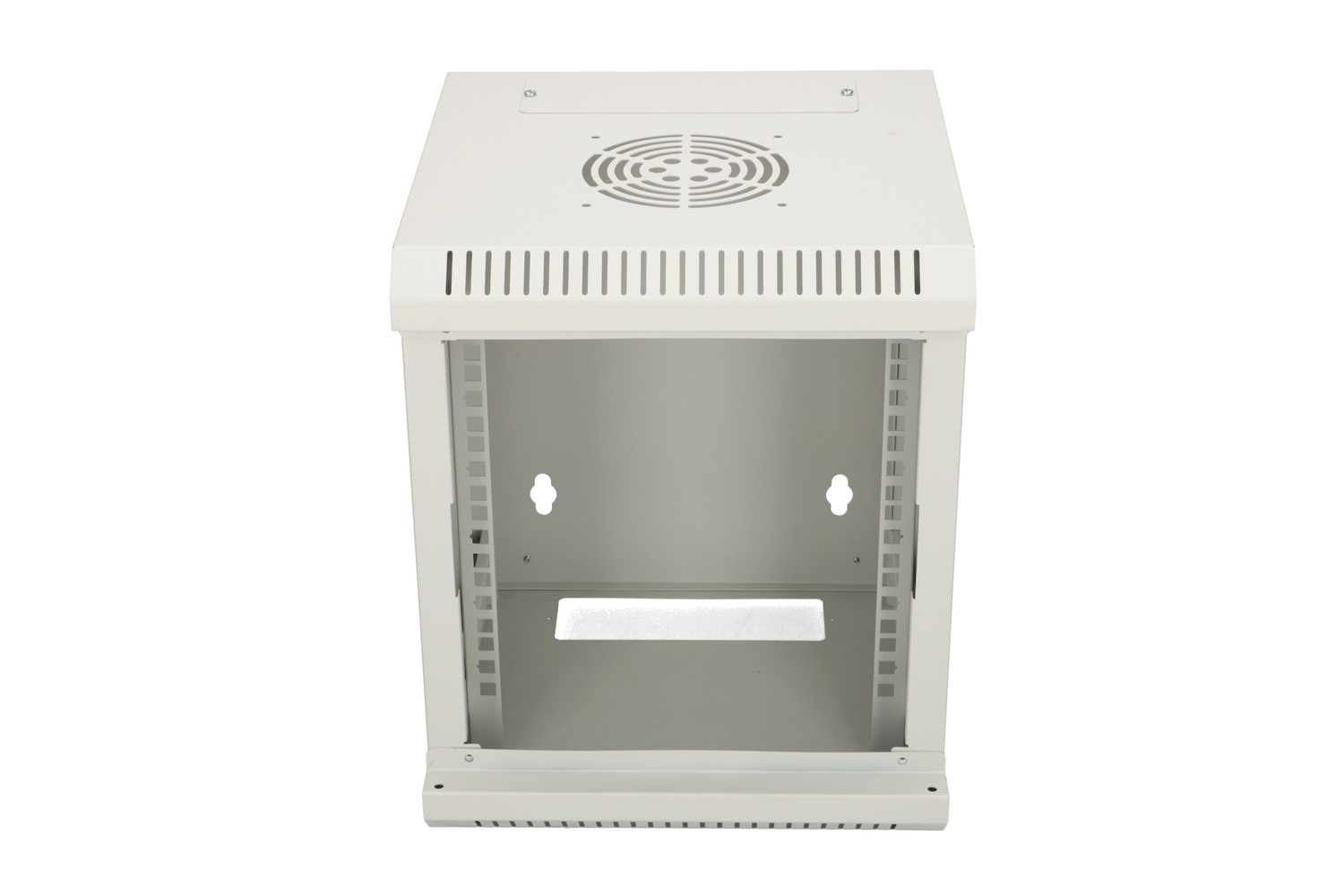 Extralink 6U 10" harmaa, seinäkiinnitettävä rack-kaappi 8