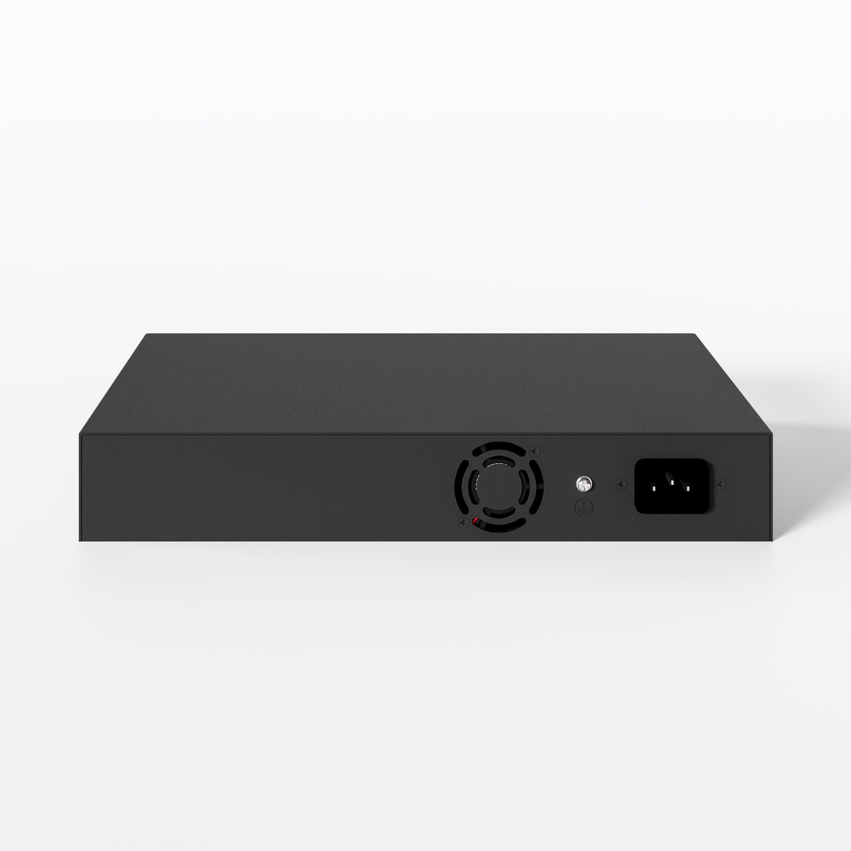 Extralink VIRTUS V3 PoE-kytkin, 16x 100Mb/s PoE/PoE+, 2x Gigabit RJ45 + 1x SFP, 150W 3