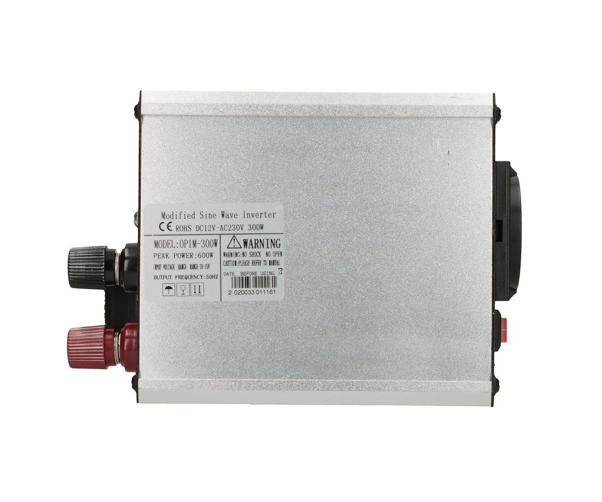 Extralink OPIM-300W Muunnin 12V autoinvertteri, 300W modifioitu siniaalto 5