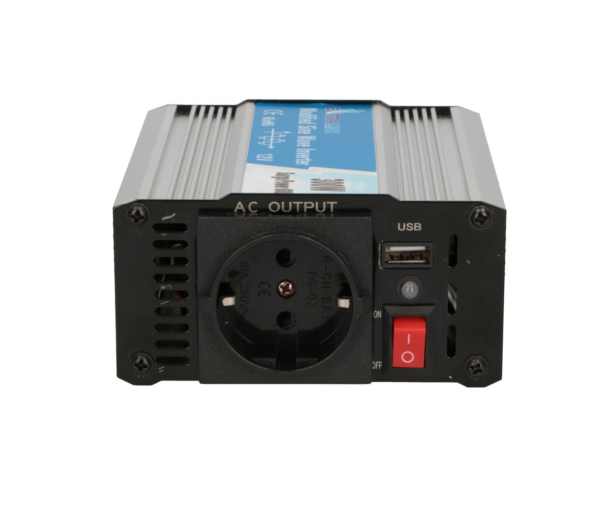 Extralink OPIM-300W Muunnin 12V autoinvertteri, 300W modifioitu siniaalto 6