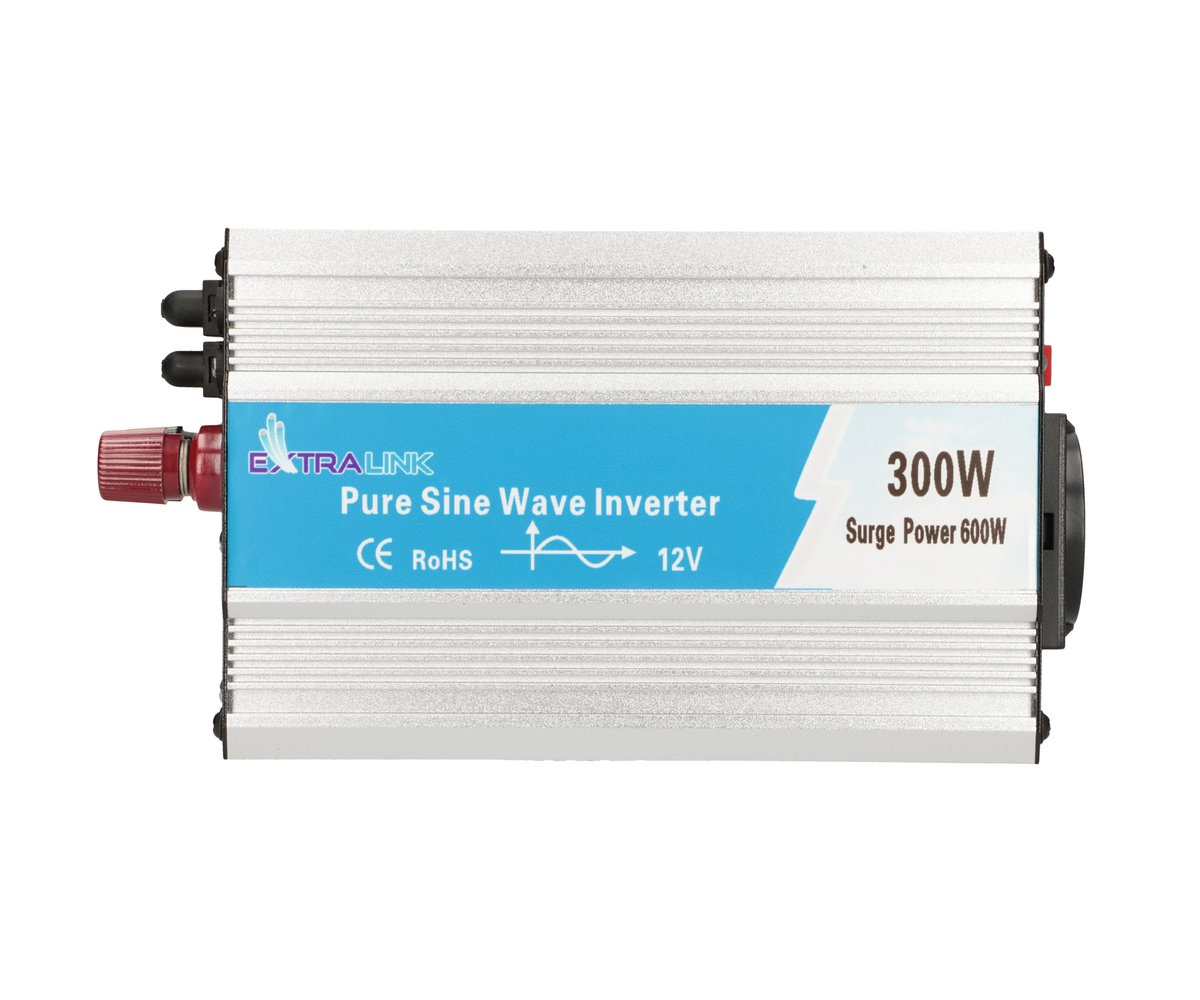 Extralink OPIP-300W invertteri, auto 12V, 300W puhdas siniaalto 3