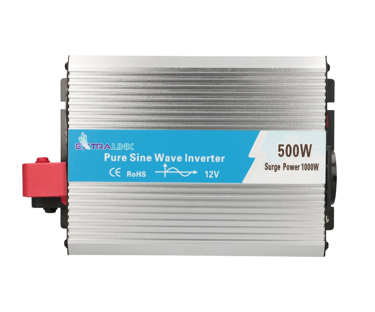 Extralink OPIP-500W autojen invertteri, 12V, 500W puhdas sinikäyrä 4