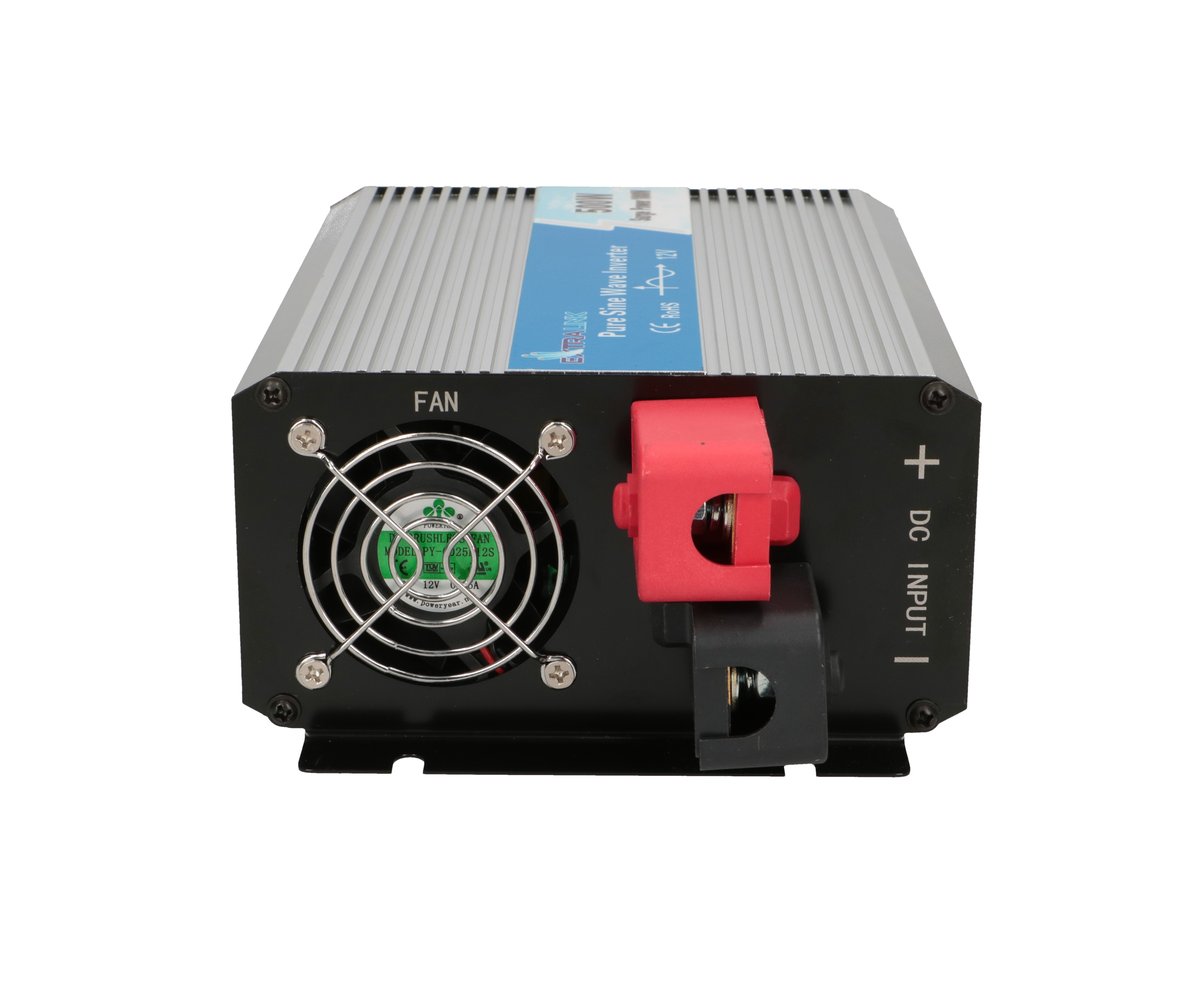 Extralink OPIP-500W autojen invertteri, 12V, 500W puhdas sinikäyrä 7