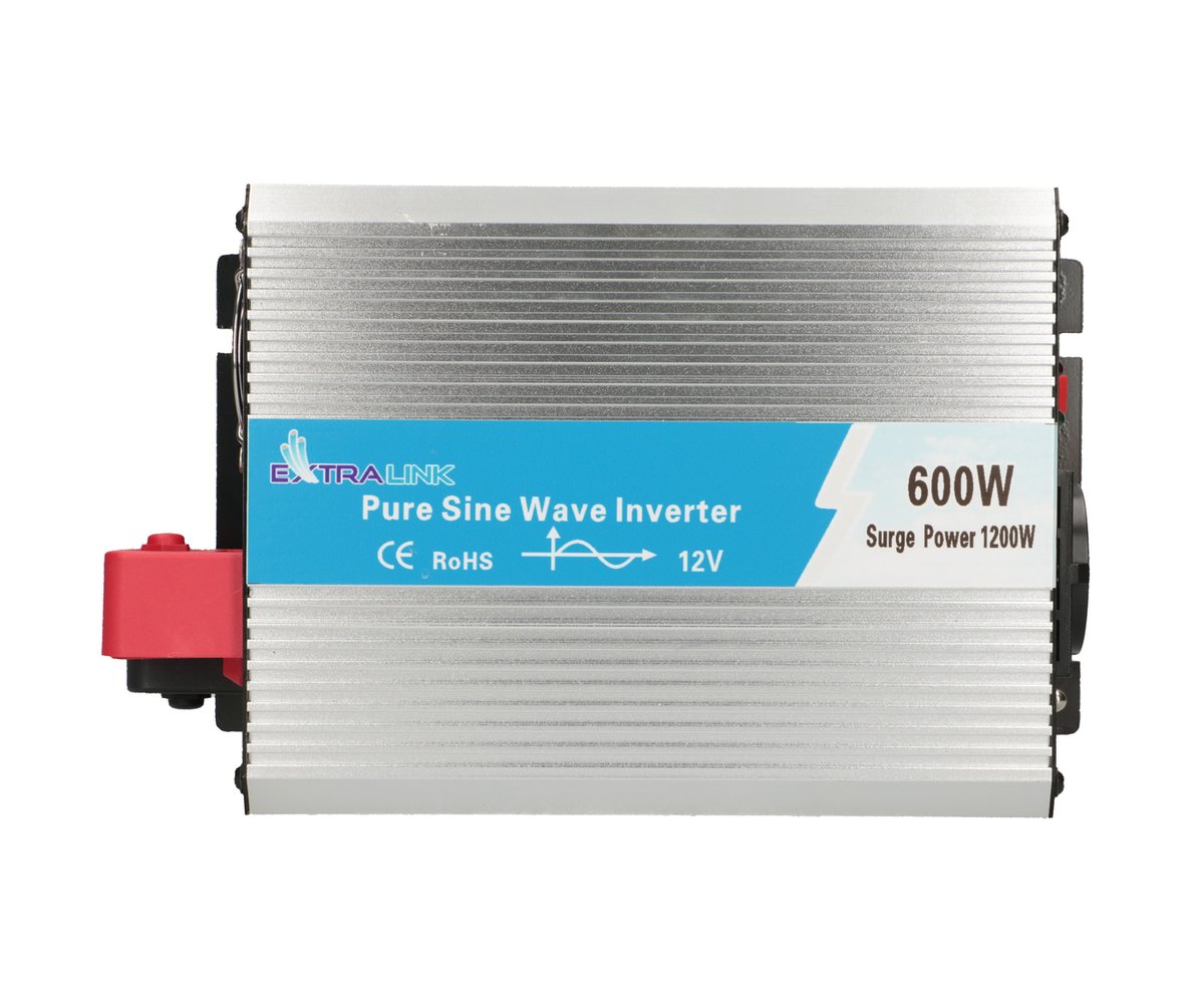 Extralink OPIP-600W invertteri, auto 12V, 600W puhdas siniaaltomuunnin 5