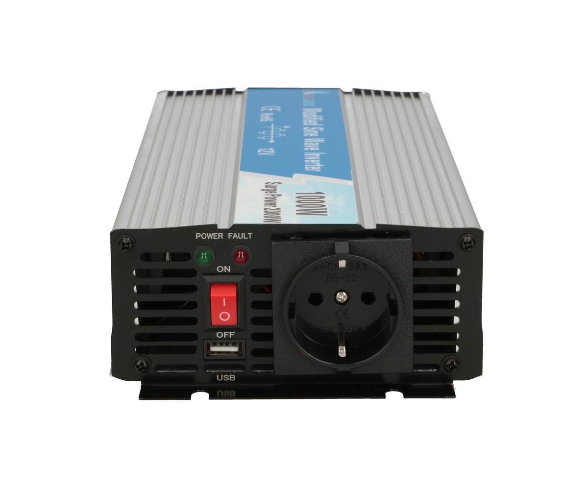 Extralink OPIM-1000W autonominen jänniteinvertteri 12V, 1000W modifioitu siniaalto 6