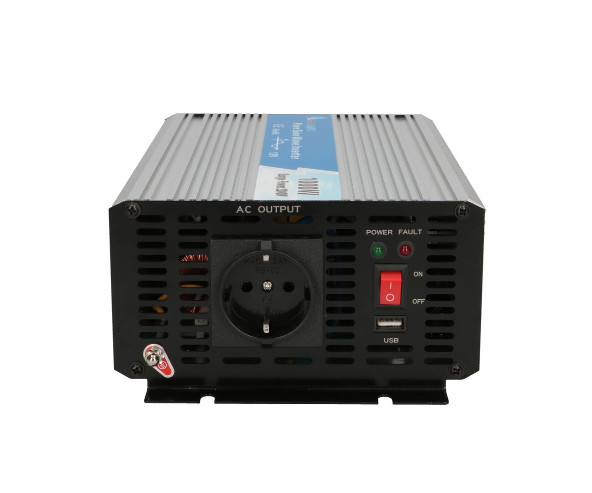 Extralink OPIP-1000W jännitemuunnin, 12V - 230W, 1000W, puhdas siniaalto 7