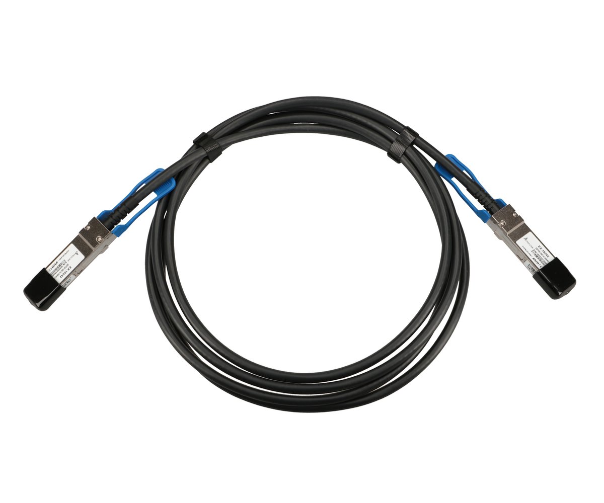 (kuva varten) Extralink QSFP28 DAC-kaapeli, QSFP28-kaapeli, DAC, 100G, 3 m, 30AWG passiivinen