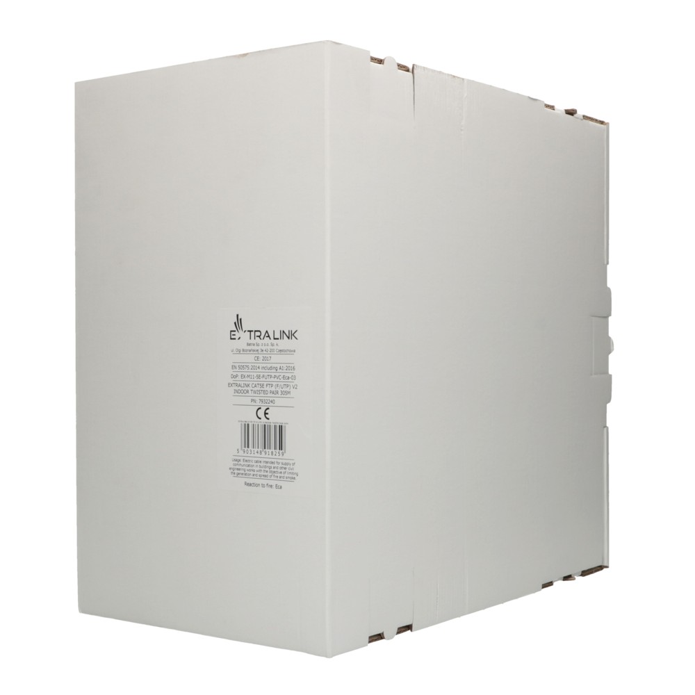 Extralink CAT5E FTP (F/UTP) sisäverkkokaapeli, 305 m 3