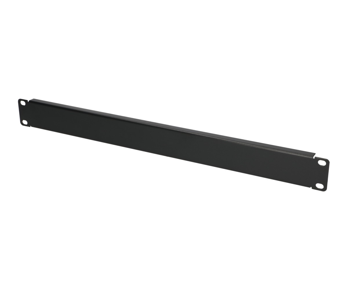 Extralink 1U 19" etupaneeli, musta (kuva varten) Extralink 1U 19" etupaneeli, musta