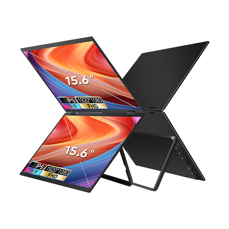 Extralink Smart Life T01 15,6" | Kannettavat näytöt kannettaville tietokoneille | 2 näyttöä, IPS 2