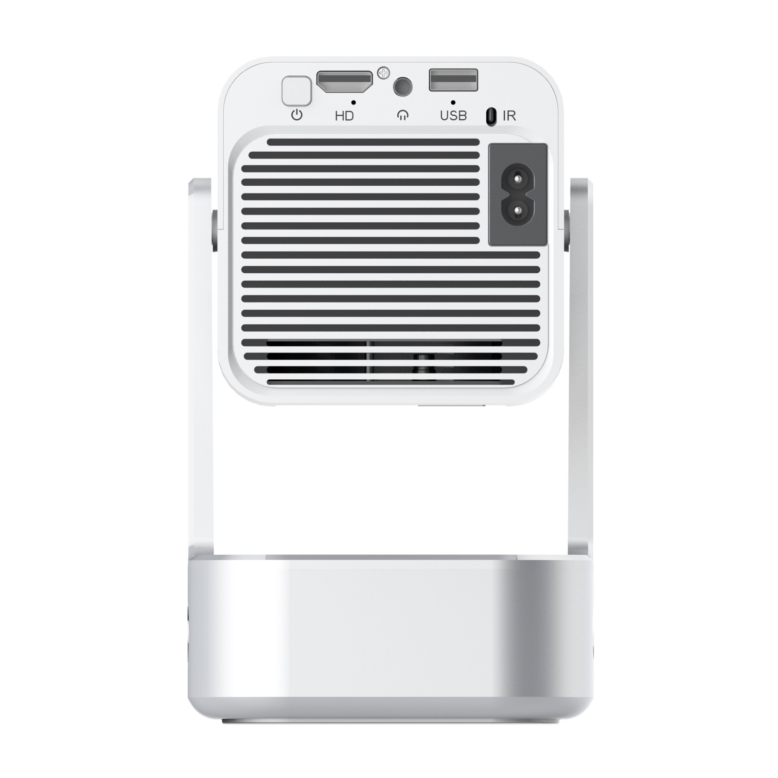 Extralink SmartLife Smart Projector Cinema&Karaoke - IMS360 valkoinen, projektori elokuviin, peleihin ja musiikkiin, 2 mikrofonilla, 1080p, Android 13 4