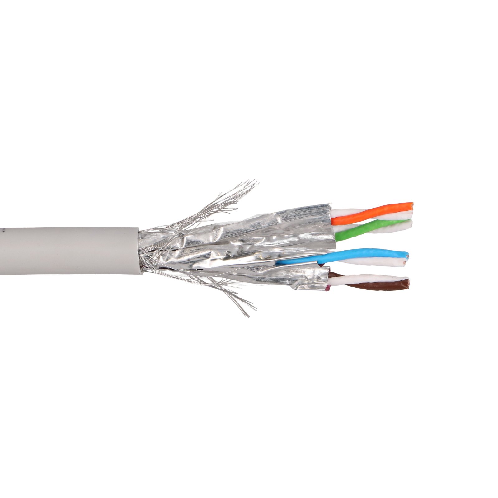 Extralink CAT7 SFTP (S/FTP) sisätiloihin | Kierretty parikaapeli verkkoon | 25 m 3