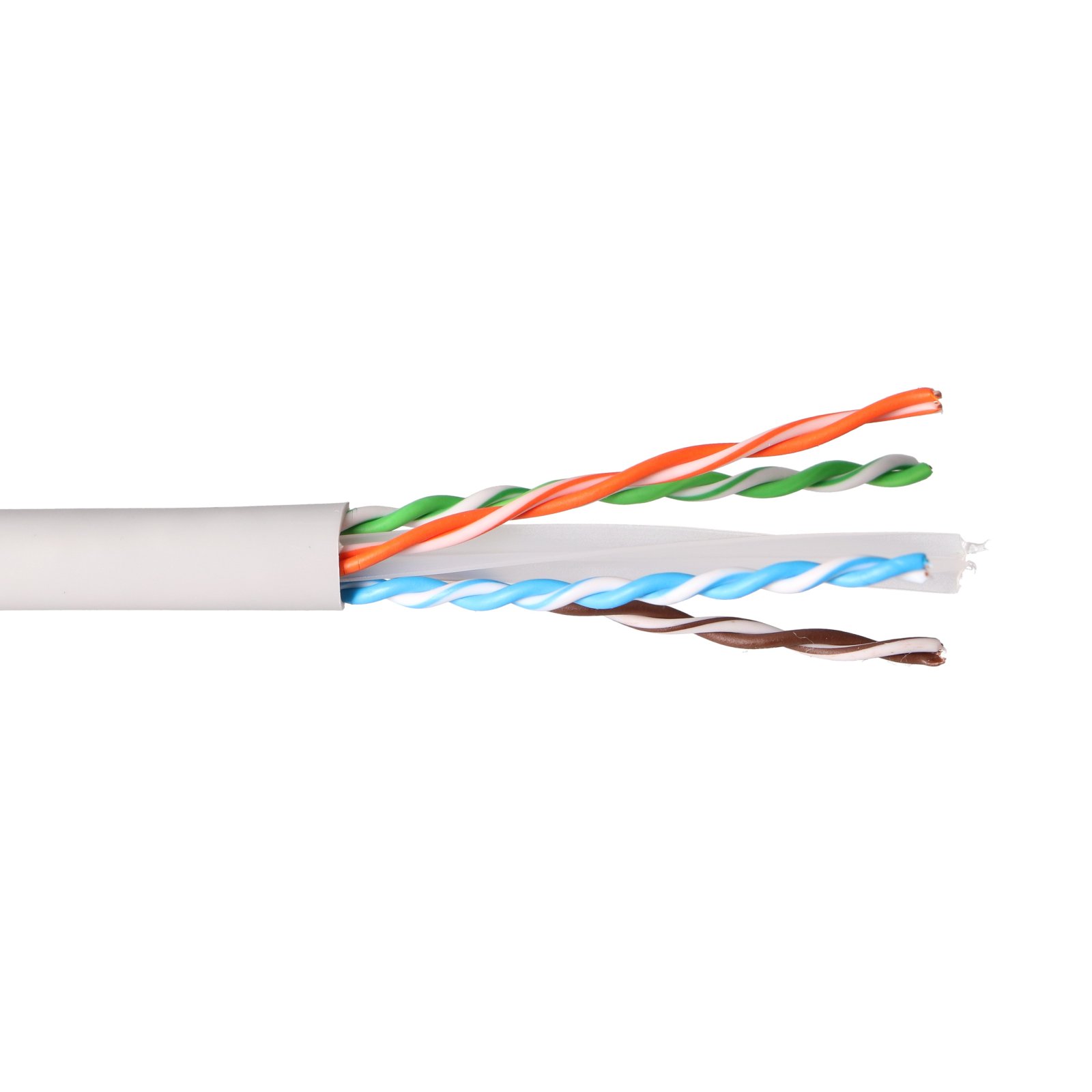 Extralink CAT6A UTP (U/UTP) Indoor, verkkokaapeli kierretty parikaapeli, 50 m 2