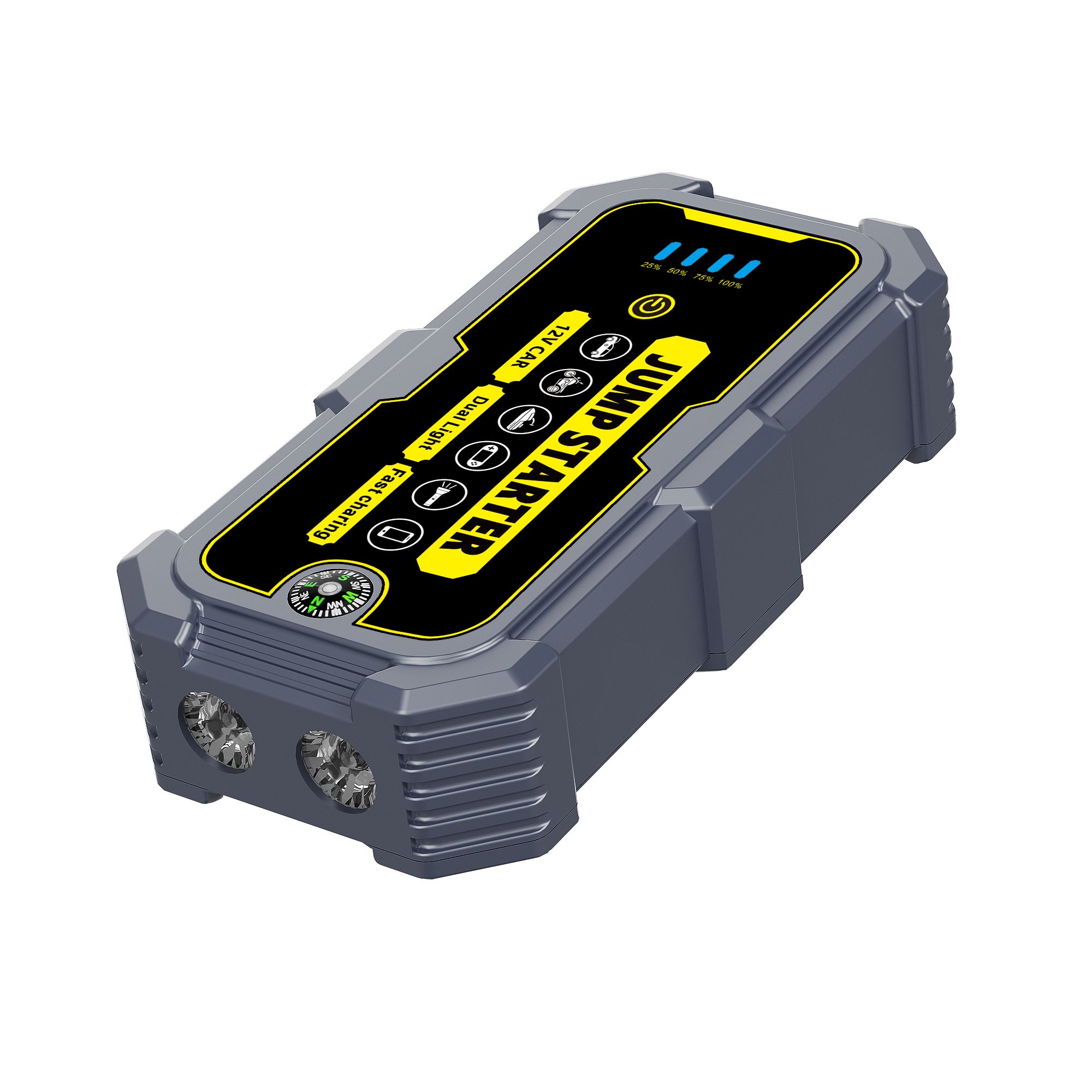 Extralink MaxJump 1 Power -käynnistysapulaite ja varavirtalähde (kuva varten) Extralink MaxJump 1 Power -käynnistysapulaite ja varavirtalähde