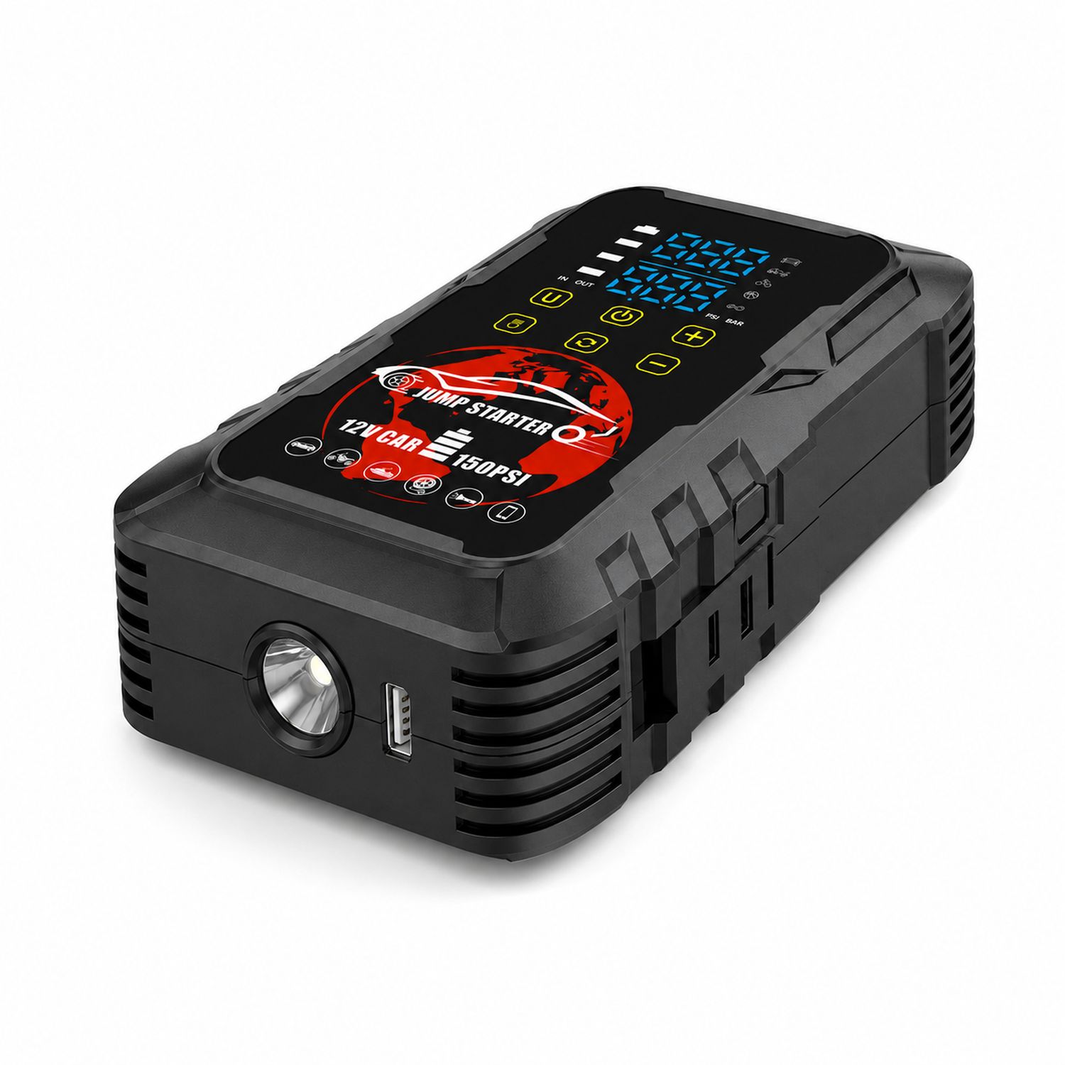 Extralink MaxJump 9 Xtreme – 2-in-1 käynnistyslaite ja kompressori 3
