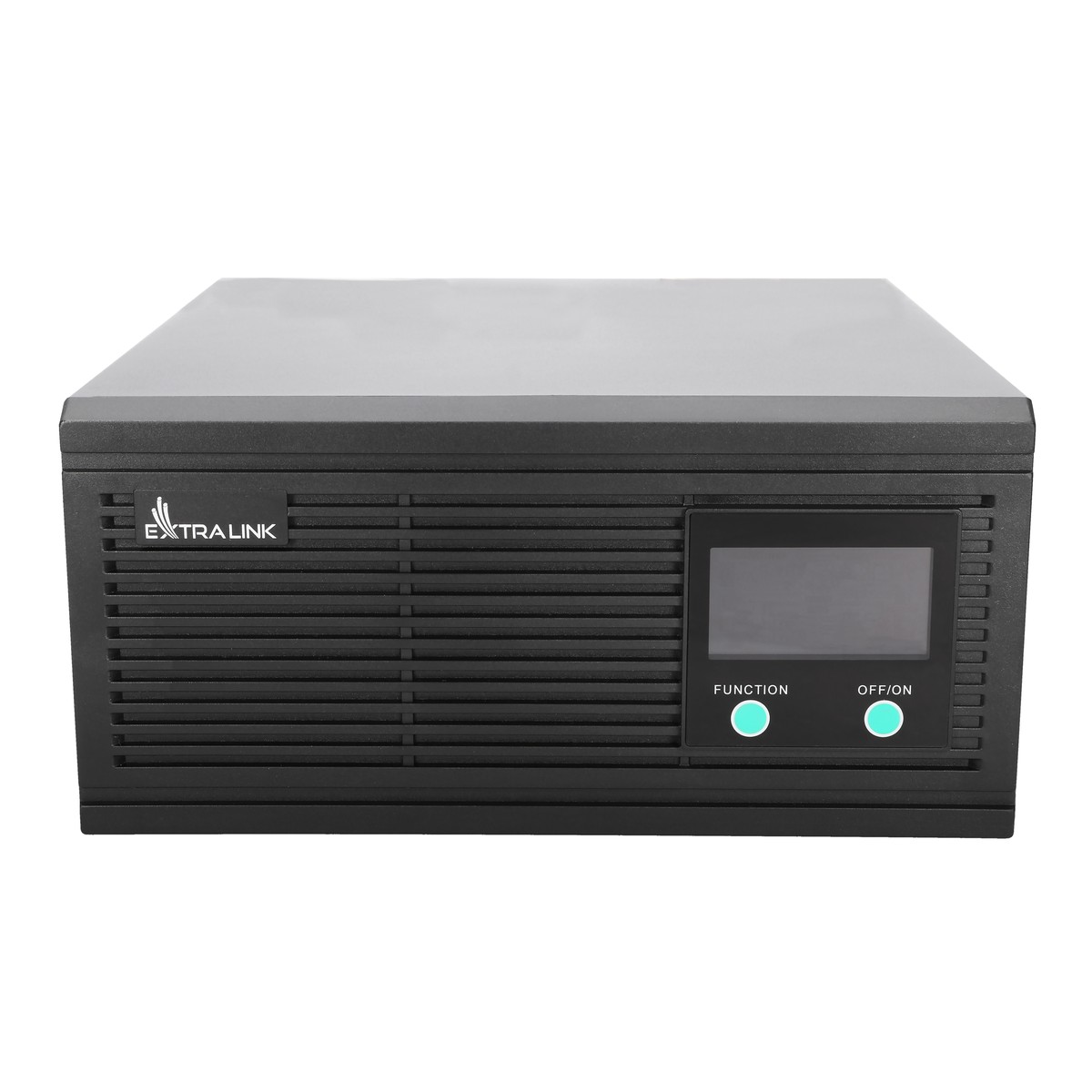 Extralink Piorun 2000VA/1600W invertteri, yhteensopiva Volt Sinus Pro -kanssa, puhdas siniaalto, 24 VDC akkujännite 2