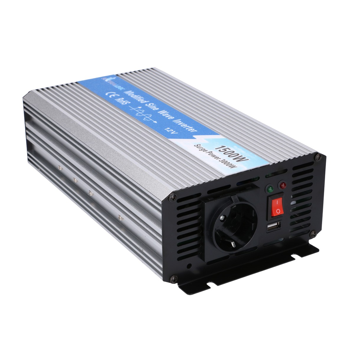 Extralink OPIM-1500W invertteri auton 12V, 1500W modifioitu siniaalto 2