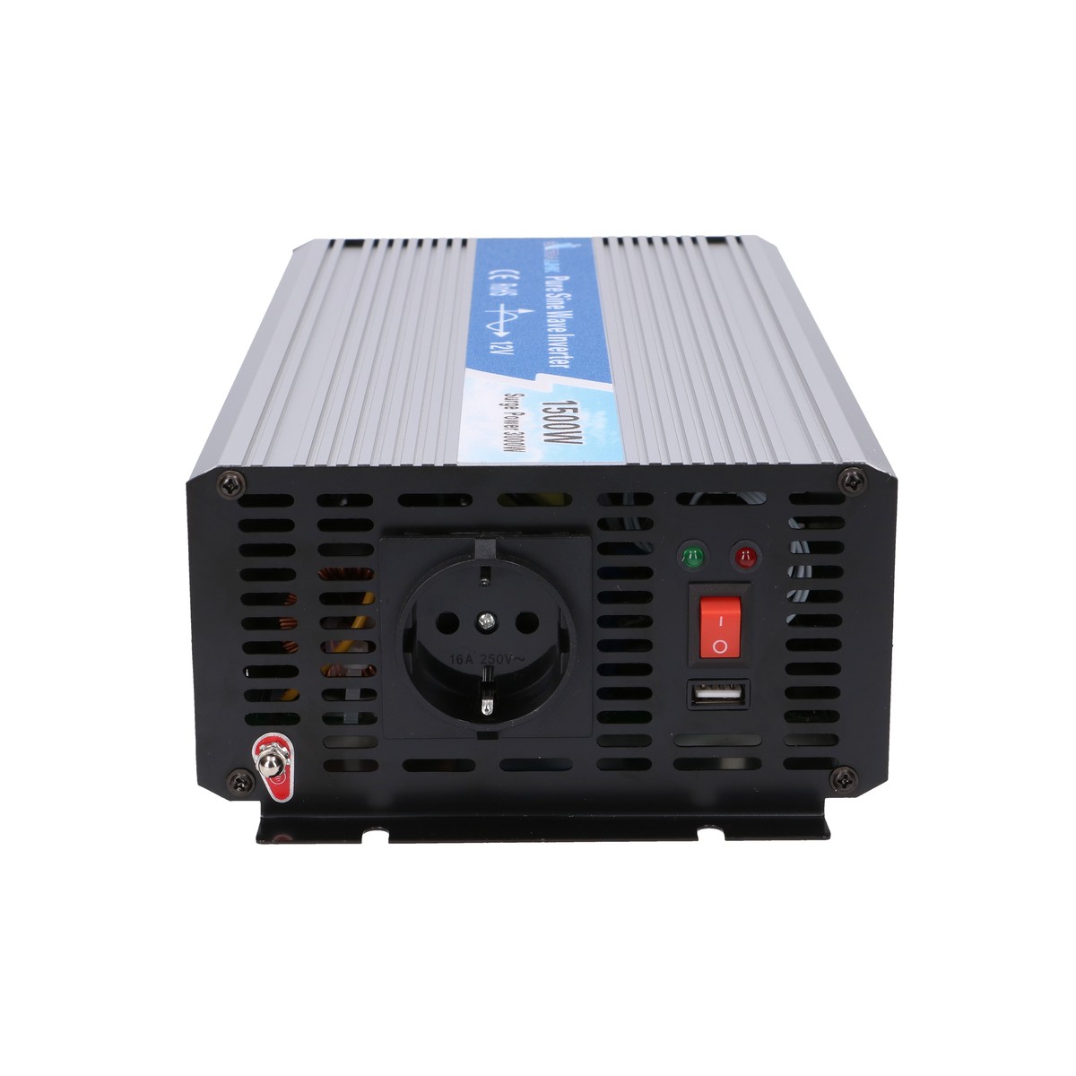 Extralink OPIP-1500W Autoinvertteri 12V, 1500W puhdas siniaalto 4