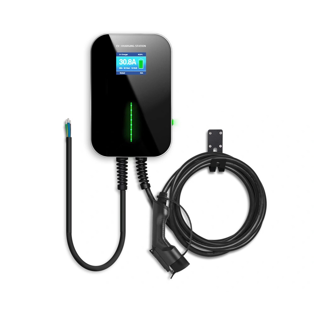 Extralink BS20-BC-22kW-APP sähköauton laturi Tyypin 2 32A 22kW, 3 vaihetta, LCD-näyttö, sovellus, 6,1m 3