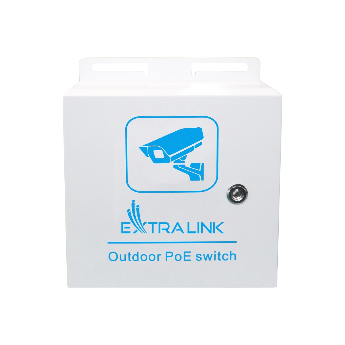 Extralink Minos ulkokäyttöinen PoE-kytkin, 8x RJ45 1000Mb/s PoE, 2x SFP, 200W, L2, aktiivinen jäähdytys 2