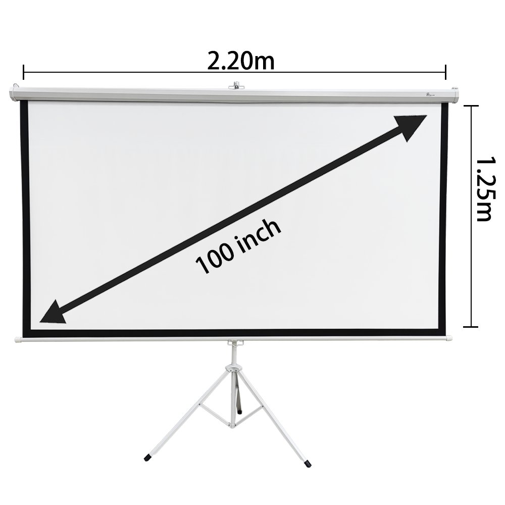 Extralink projektiruutu 100", 16:9, 220x125cm, PVC, puoliautomaattinen rullaruutu 3