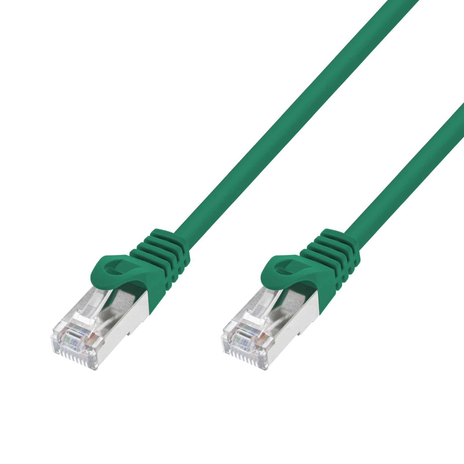 (kuva varten) Extralink Cat.7 S/FTP 15m 20G Green, LAN patch cord, copper twisted pair network cable