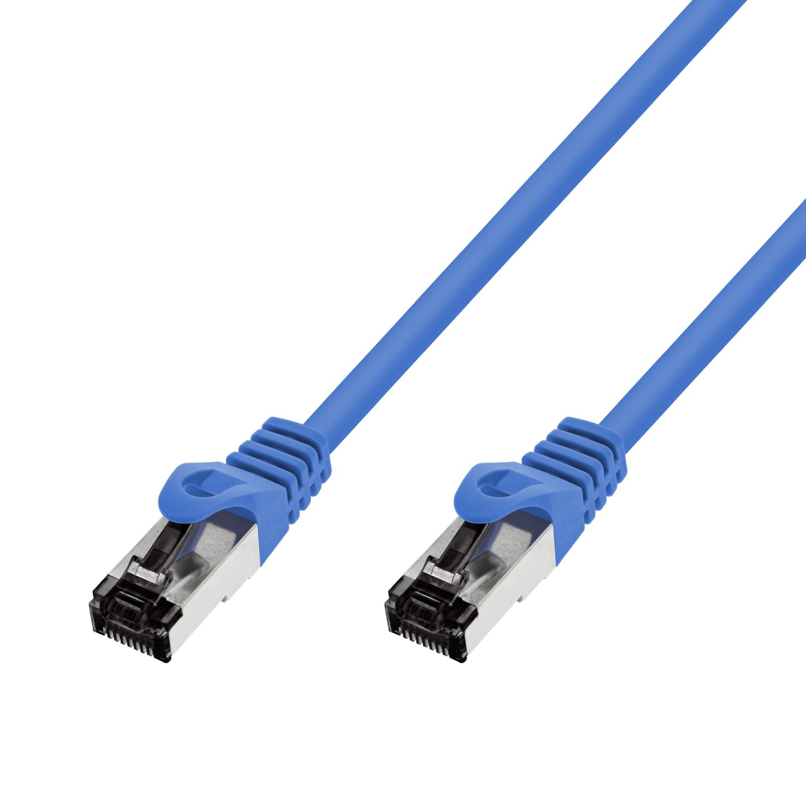 (kuva varten) Extralink Cat.8.1 S/FTP 10m 40G Blue, LAN patch cord, copper twisted pair network cable