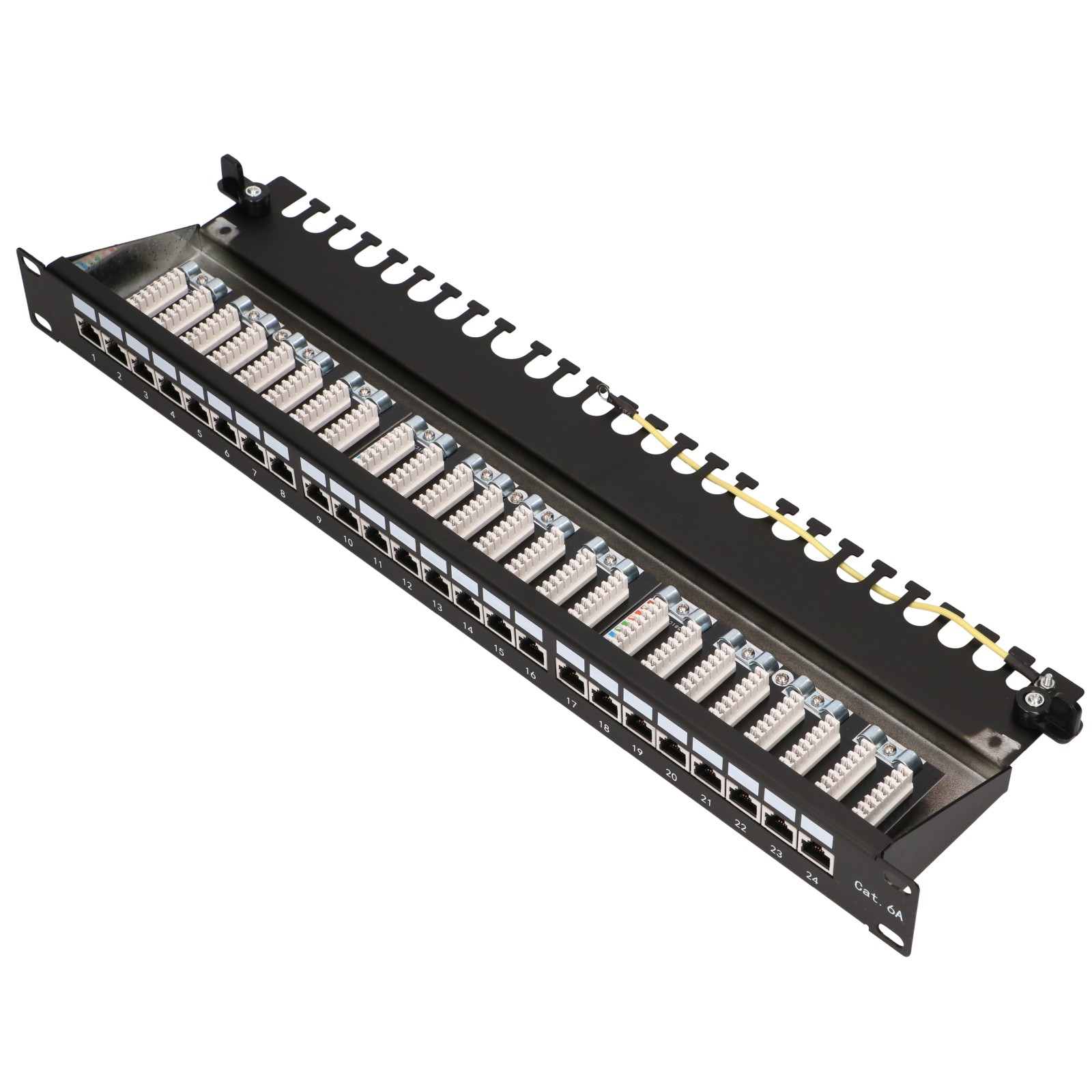 Extralink CAT6A STP patch panel, 24 portia 5
