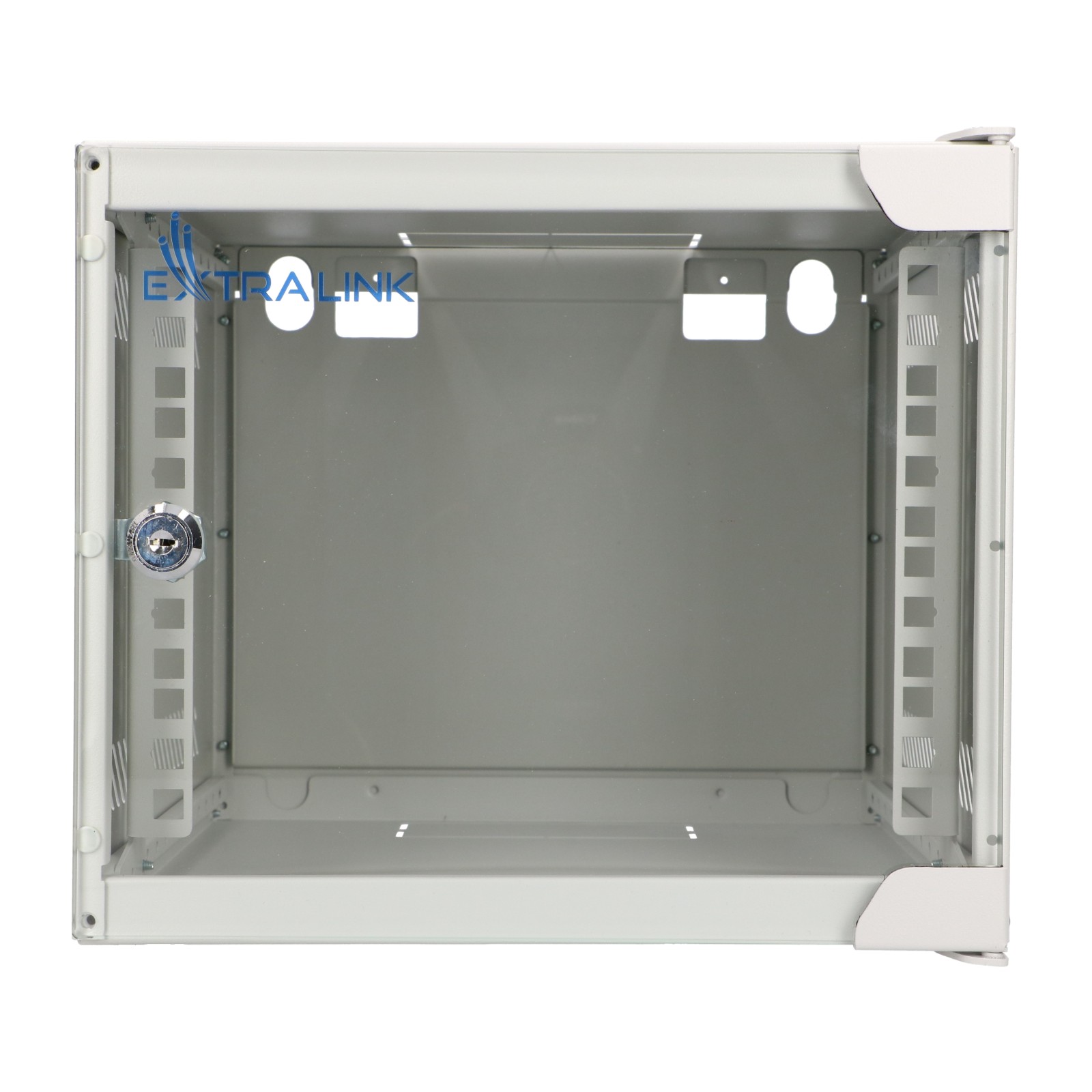 Extralink Lite 4U 10" 280x310 harmaa, rack-kaappi, seinäkiinnitettävä 2