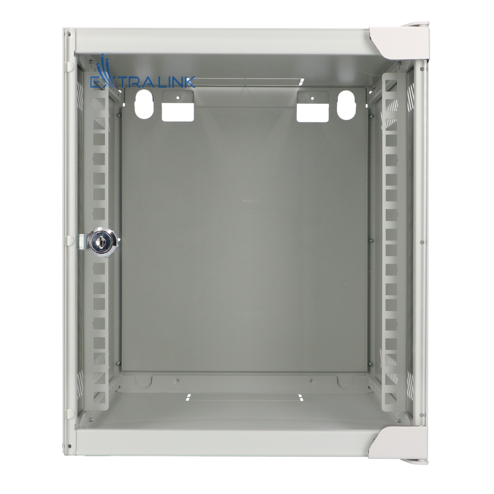 Extralink Lite 6U 10" 280X310 harmaa, telineen kaappi, seinäkiinnitteinen 2