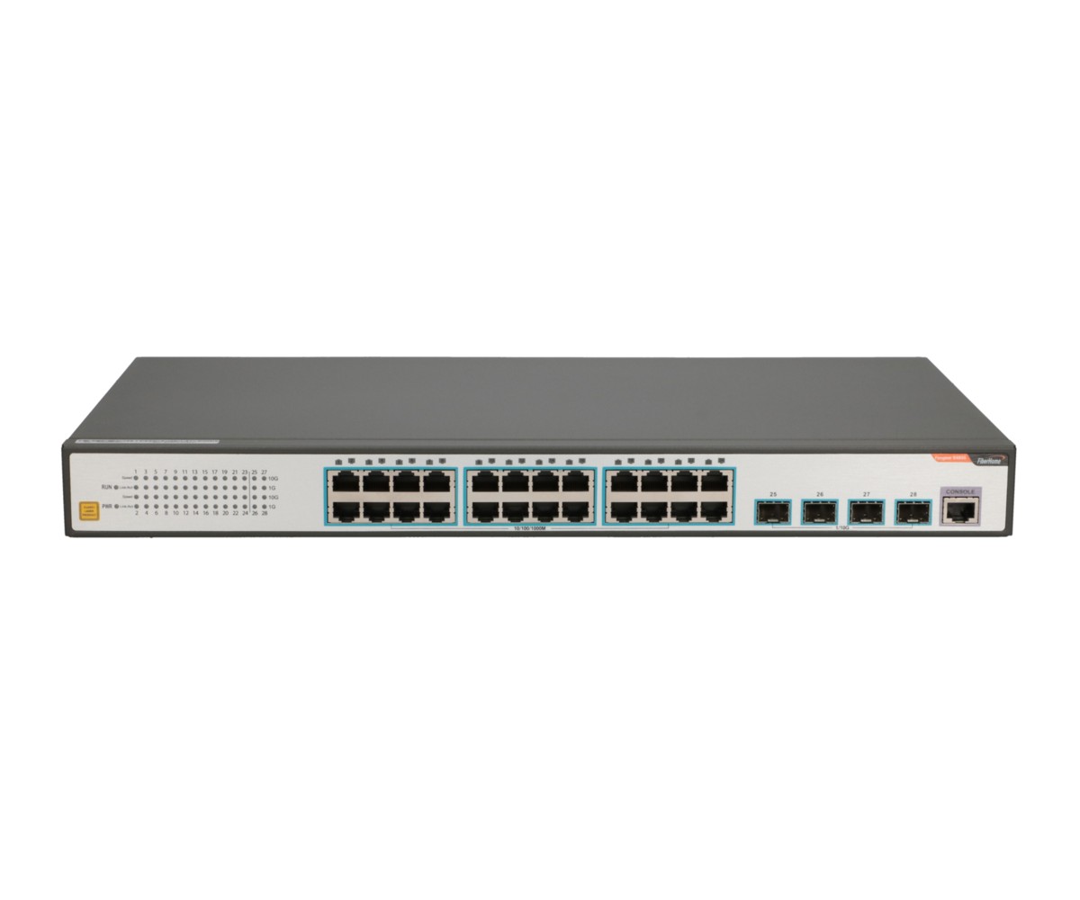 Fiberhome S4820-28T-X-AC kytkin, 24x RJ45 1000Mb/s, 4x SFP+ 2
