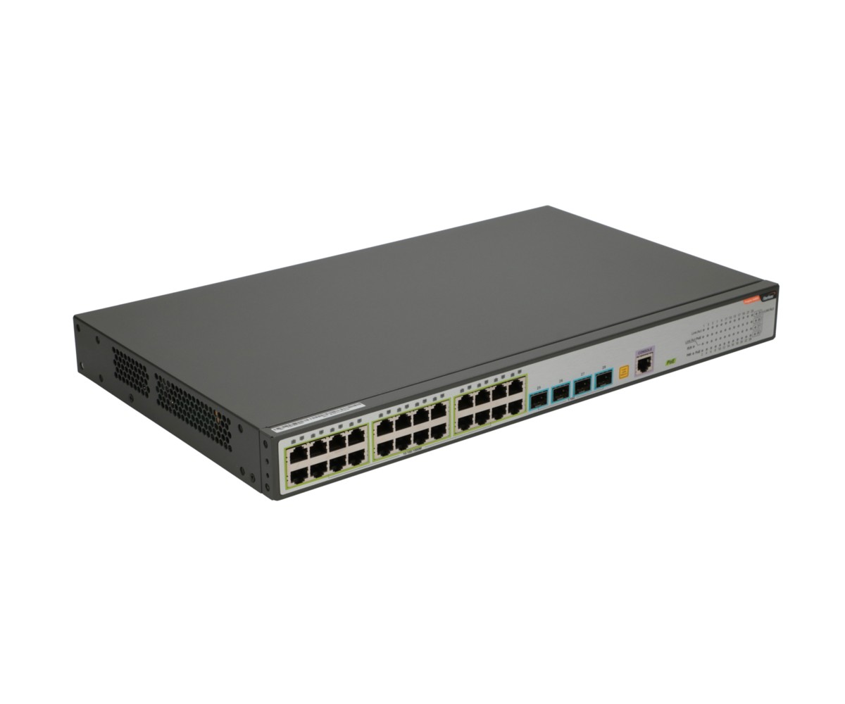 Fiberhome S4820-28T-X-PE-AC kytkin, 24x RJ45 1000Mb/s PoE, 4x SFP+ 6